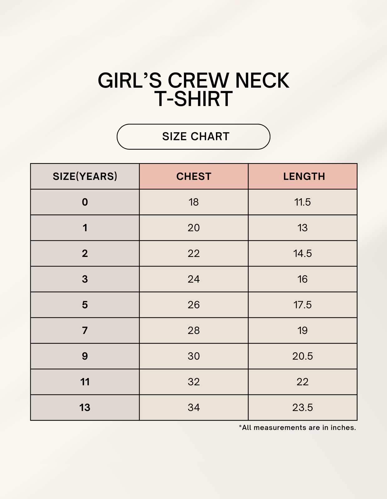 Girl's Crew Neck T-Shirt Meow