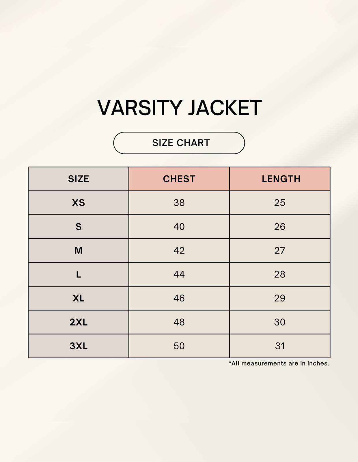Unisex Varsity Jacket Plain