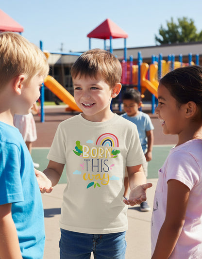 Boy's Crew Neck T-Shirt - Born This Way