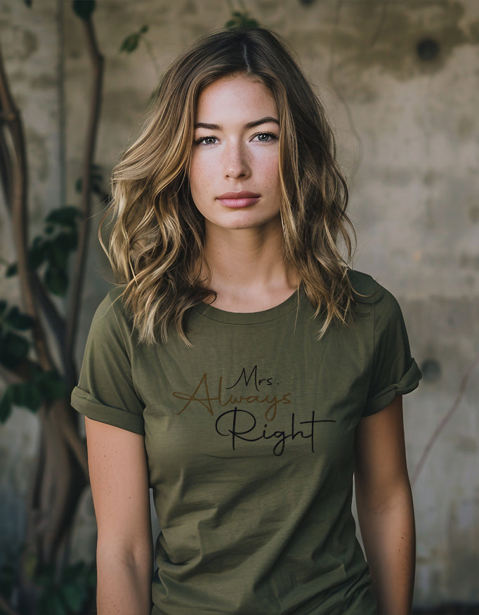 Women's Classic T-Shirt - Mrs. Always Right