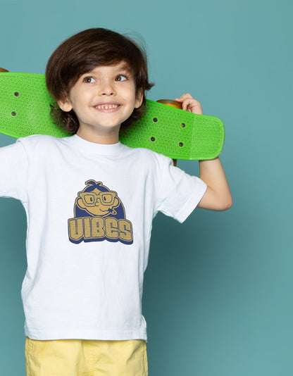 Boy's Crew Neck T-Shirt - Vibes